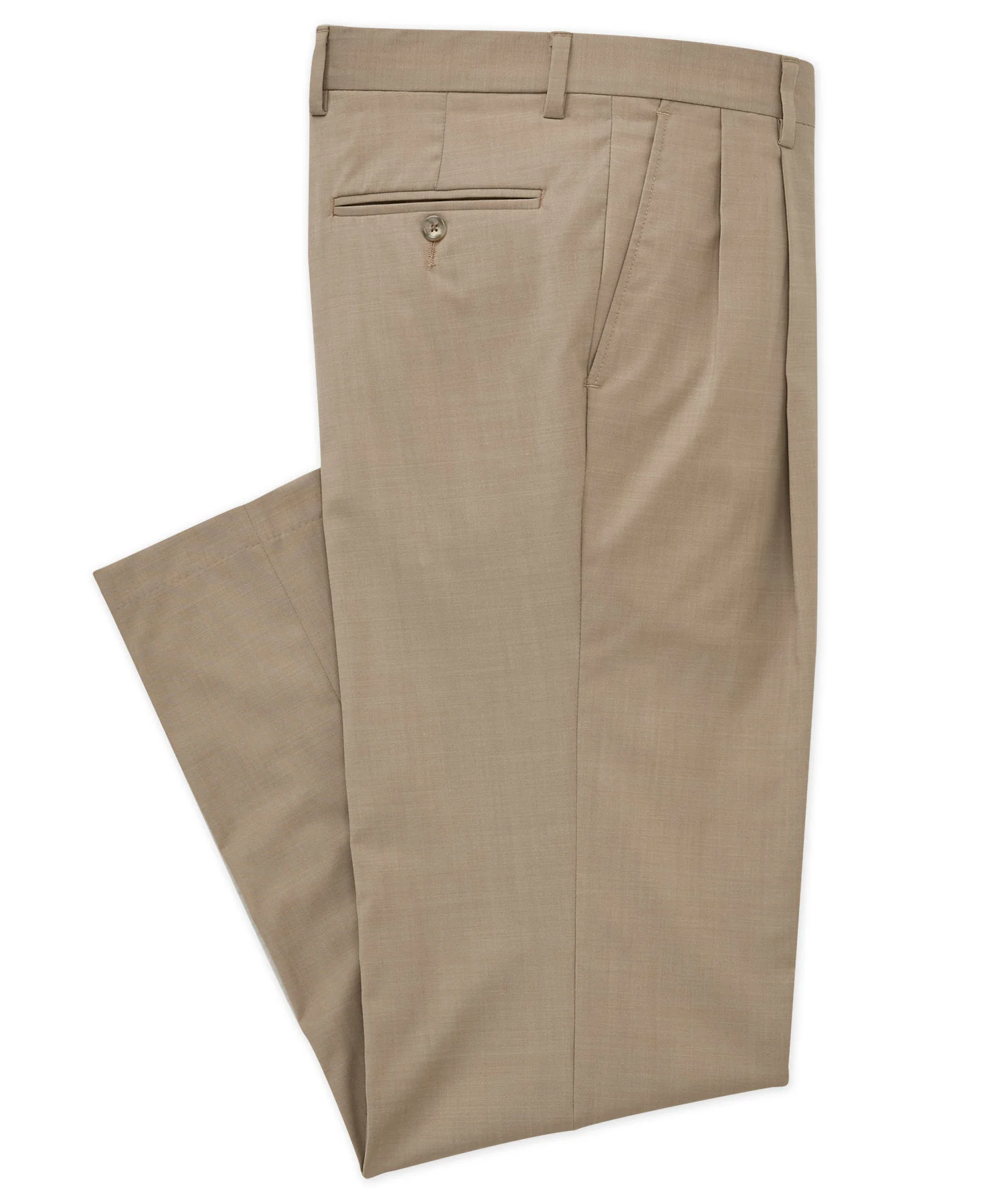 Westport 1989 Solid Gabardine Pleated Pants - Image 4