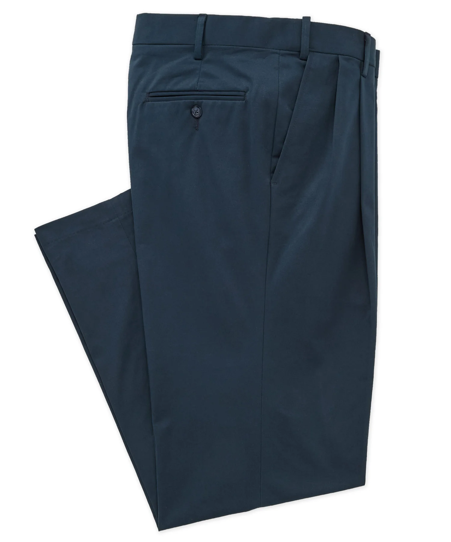 Westport 1989 Solid Stretch Cotton Pleated Pants - Image 4