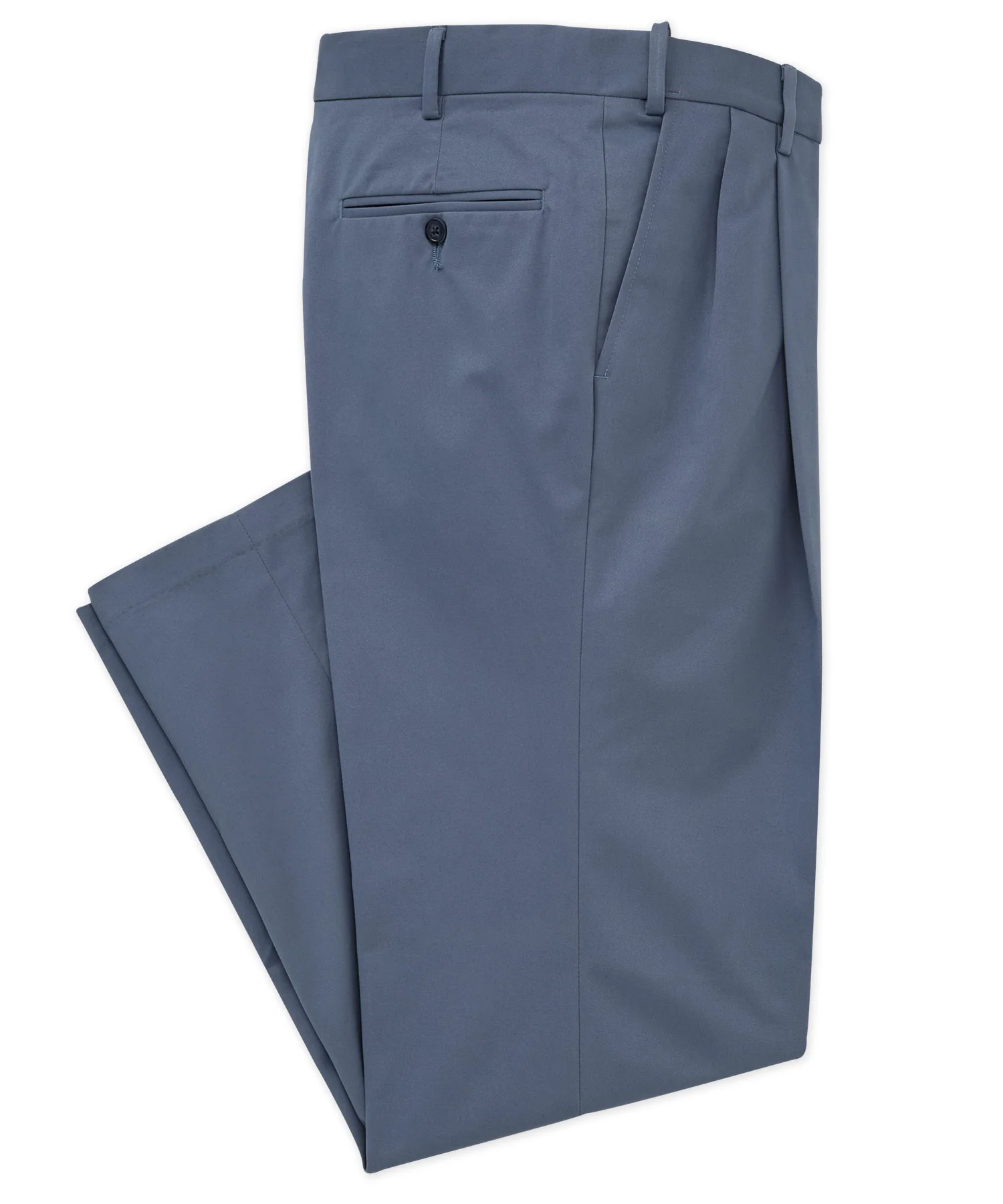 Westport 1989 Solid Stretch Cotton Pleated Pants - Image 5
