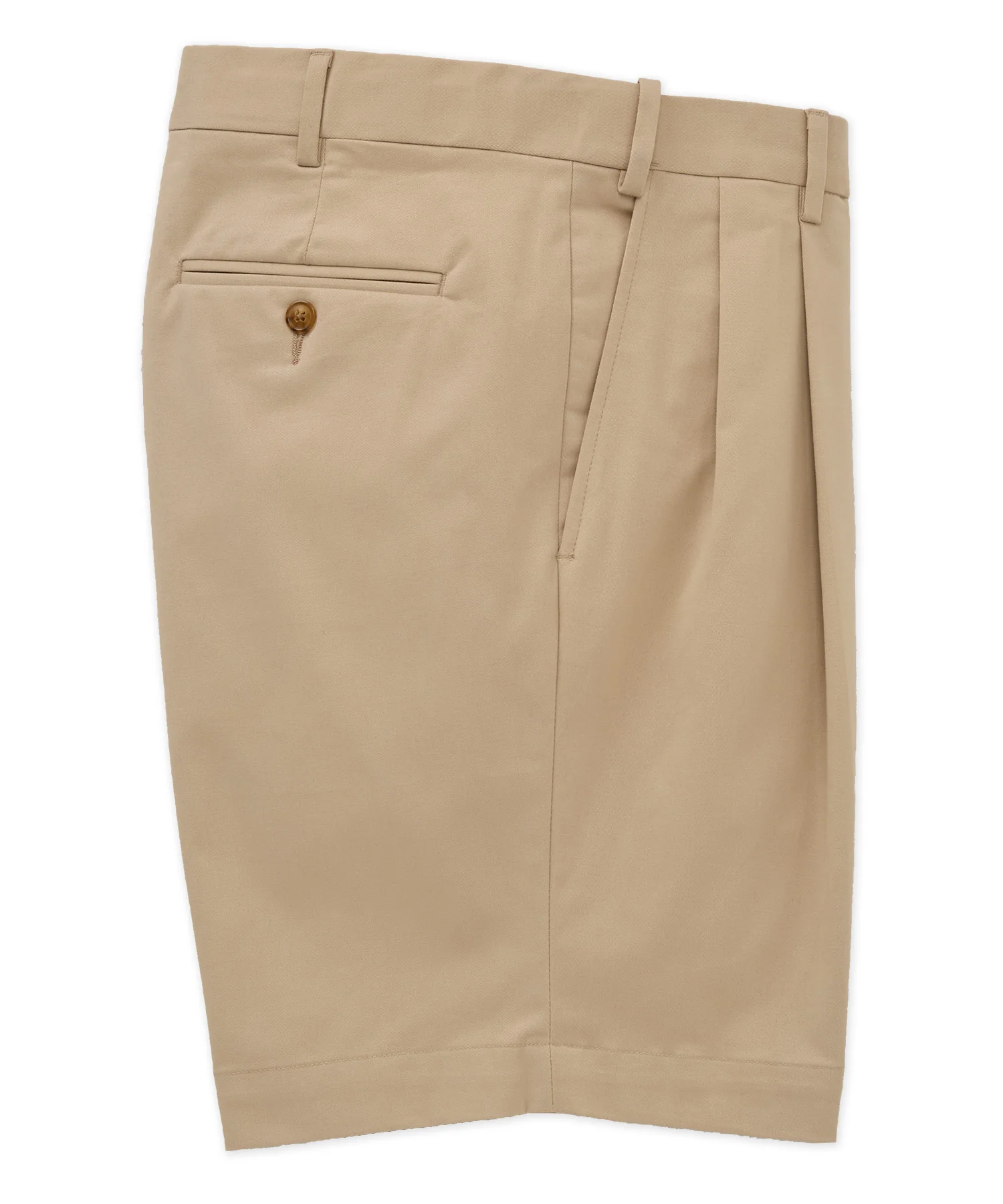Westport 1989 Solid Stretch Cotton Pleated Shorts - Image 3