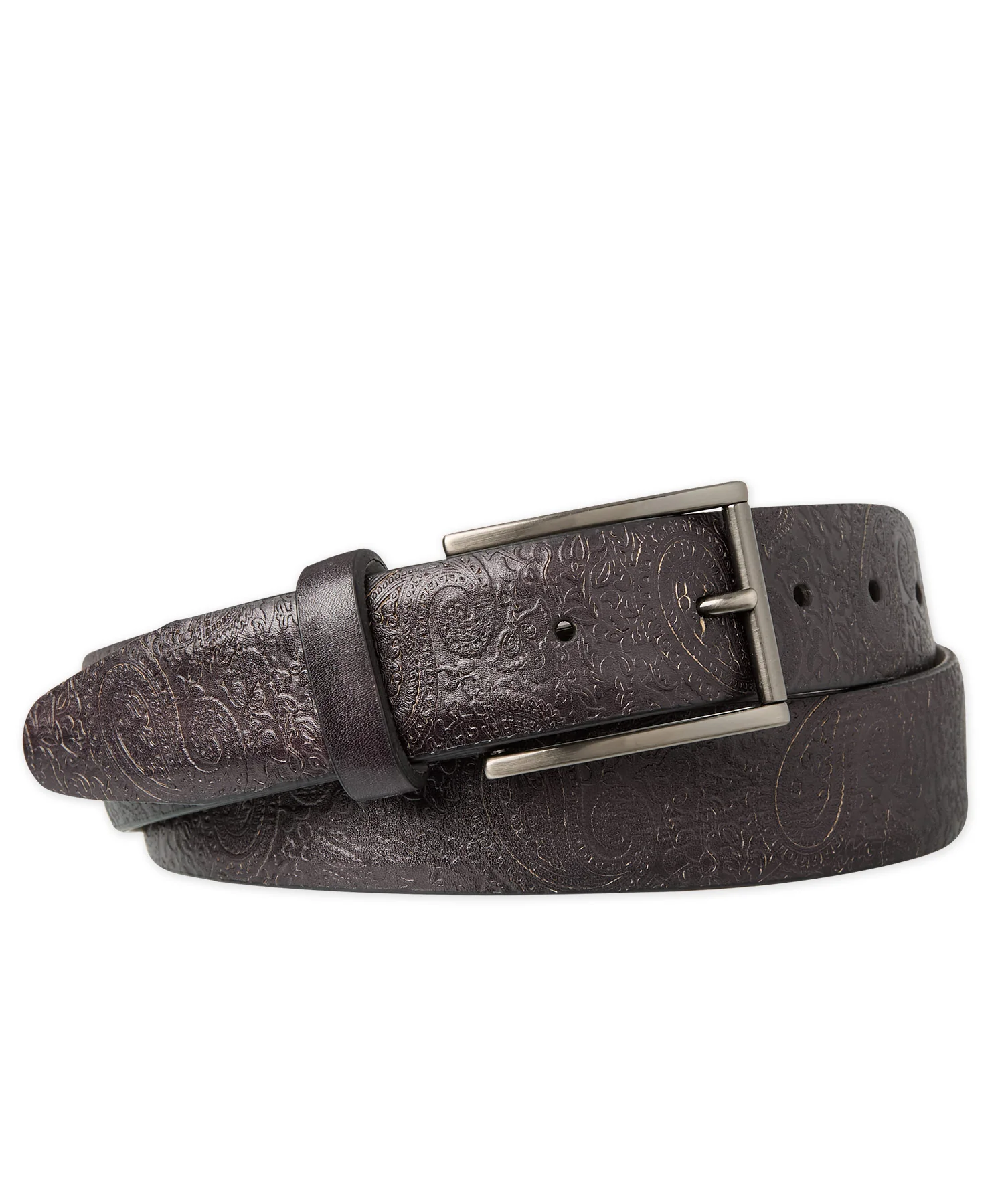 Westport Black 35mm Paisley Aviation Belt - Image 4