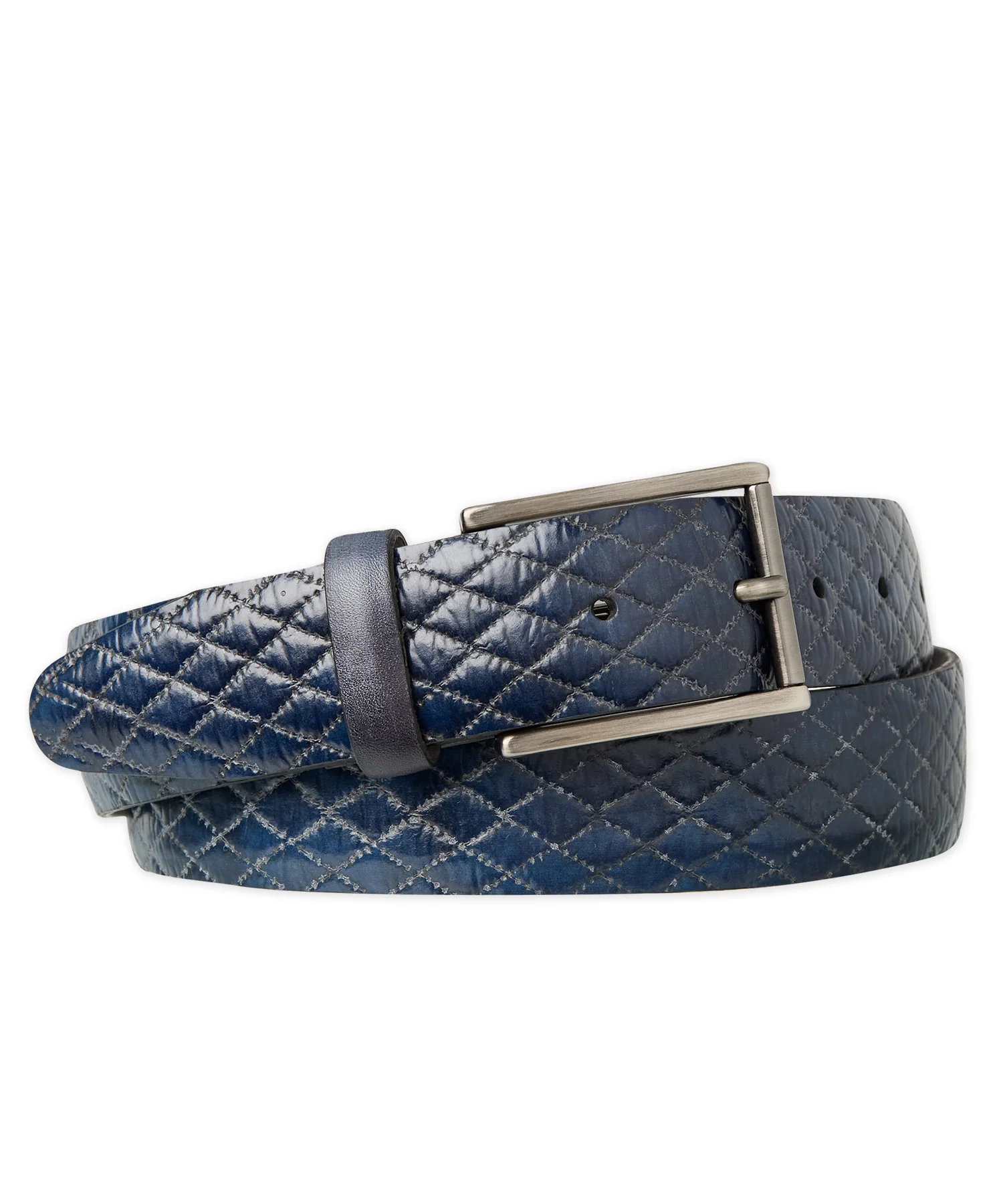Westport Black 35mm Diamond Crimson Belt - Image 6