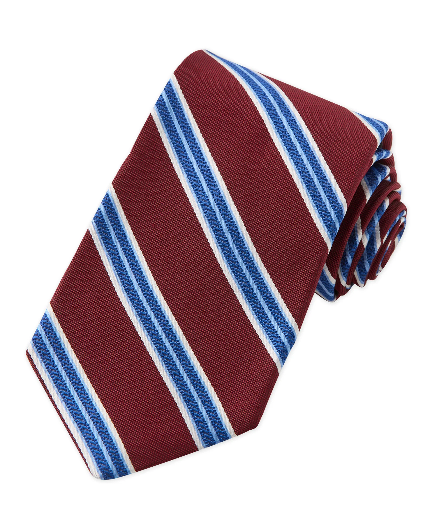 Westport Black Silk Multi Stripe Tie - Image 3