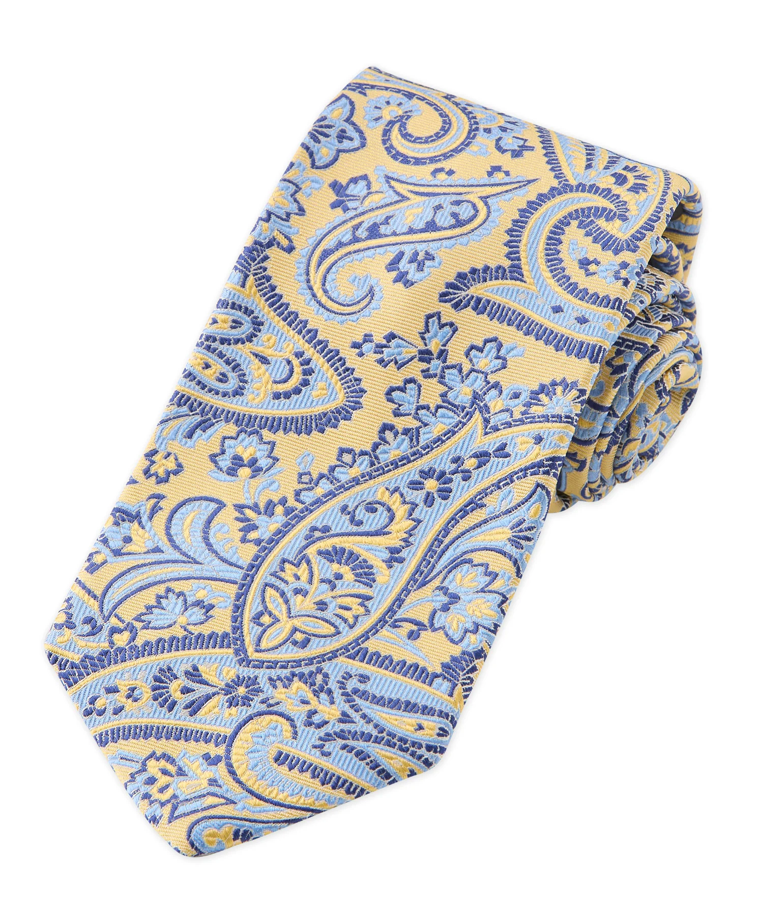 Westport Black Silk Paisley Tie - Image 4