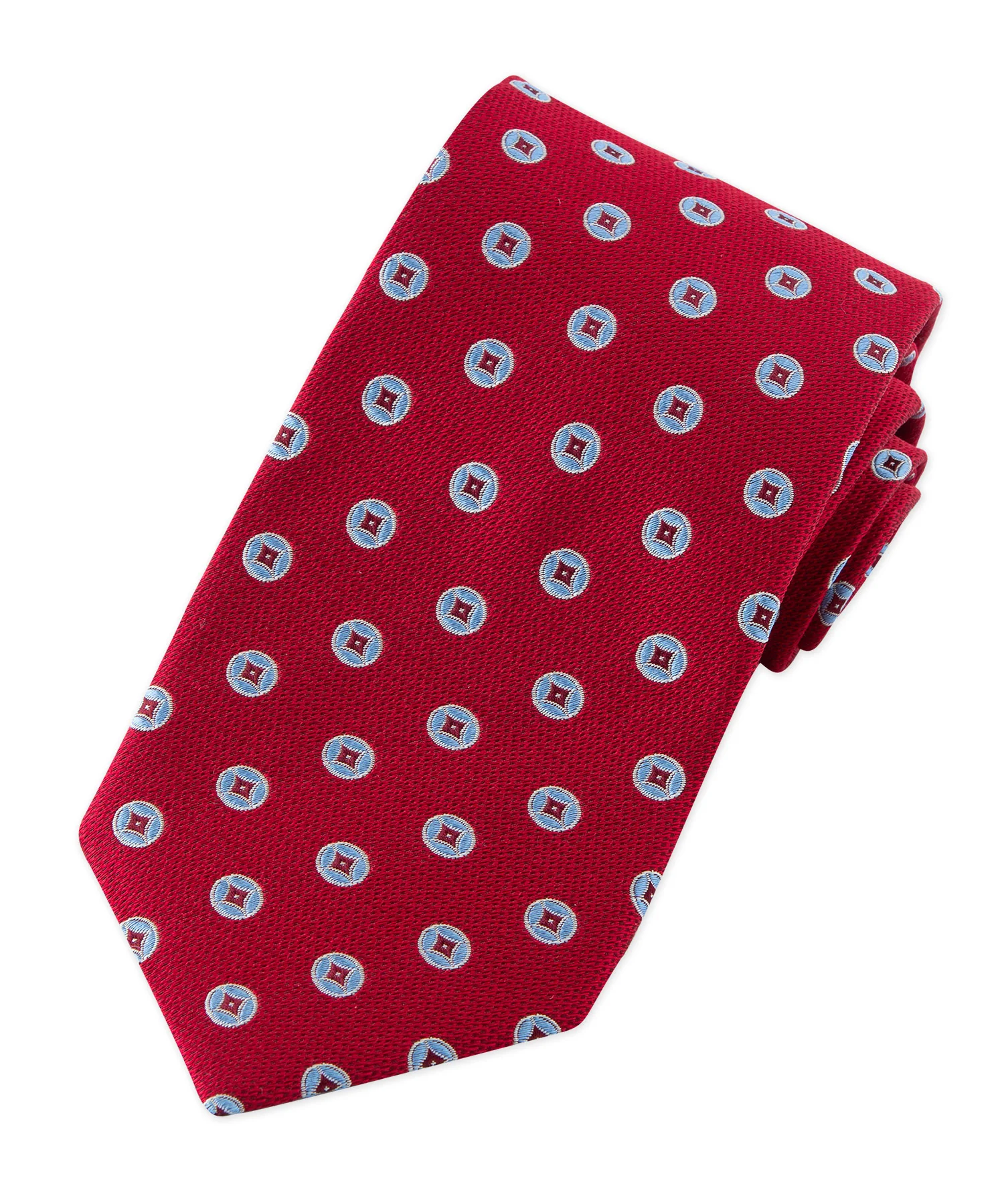 Westport Black Silk Medallion Tie - Image 4